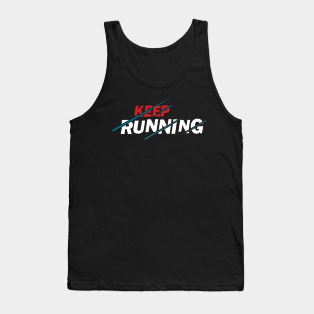 Running Design Tank Top by Artman07